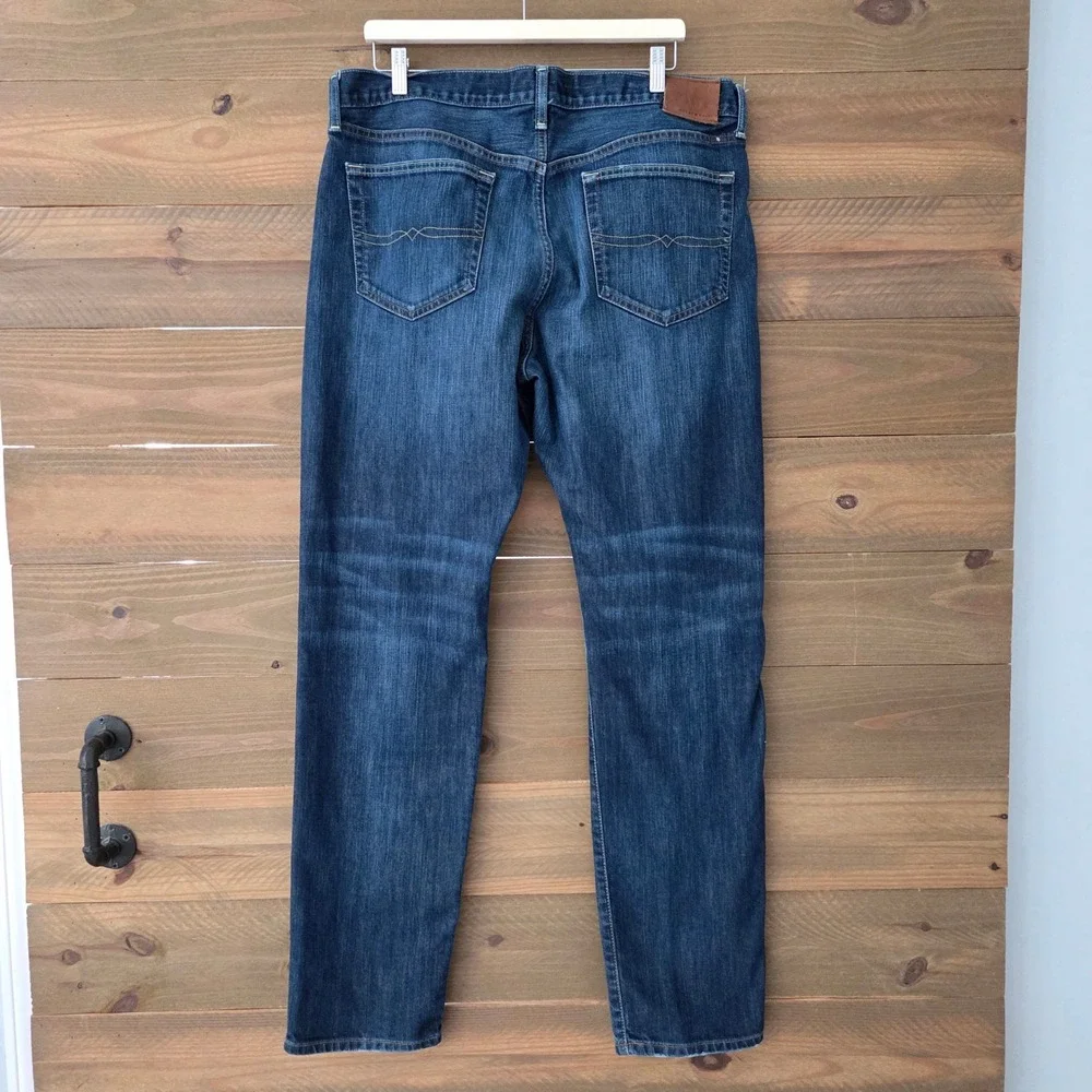 Lucky Brand 121 Heritage Slim Jeans Dark Wash Denim Mens 38x34